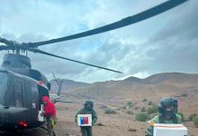 Fuerza Aérea de Chile traslada alimentos a localidades aisladas