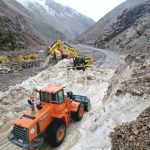 Arduas labores en ruta internacional para florecer el 2027 en Agua Negra