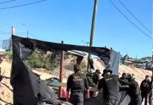 Desalojados: pretendían instalarse en sector del escenario pampillero