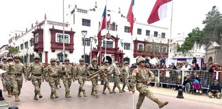 Ejército recuerda despliegue por temporal en tradicional desfile de Fiestas Patrias