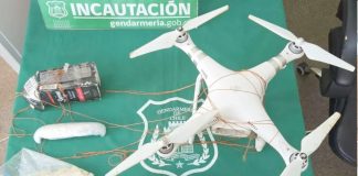 Interceptan «Delivery Narco» sobrevolando la cárcel