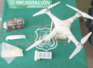 Interceptan «Delivery Narco» sobrevolando la cárcel