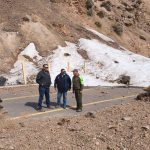 Avanzan obras de despeje de la Ruta 41-CH en sector de alta montaña