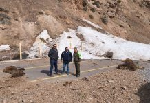 Avanzan obras de despeje de la Ruta 41-CH en sector de alta montaña