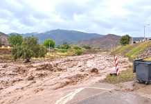 Granizos en Río Hurtado y activación de cuatro quebradas