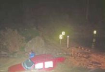 Rescate de dos personas ante aumento de caudal en Estero de Canela