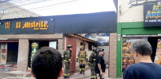 Coquimbo: Incendio afectó a conocido restaurante peruano