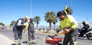 Ali apura reparación de calles y limpieza en el borde costero