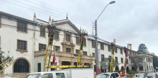 Por fin en la capital regional… Operación Retiro de basura aérea en el sector céntrico
